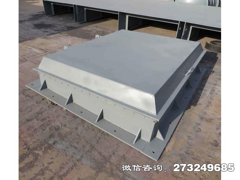 泰山方形钢制管道拍门
