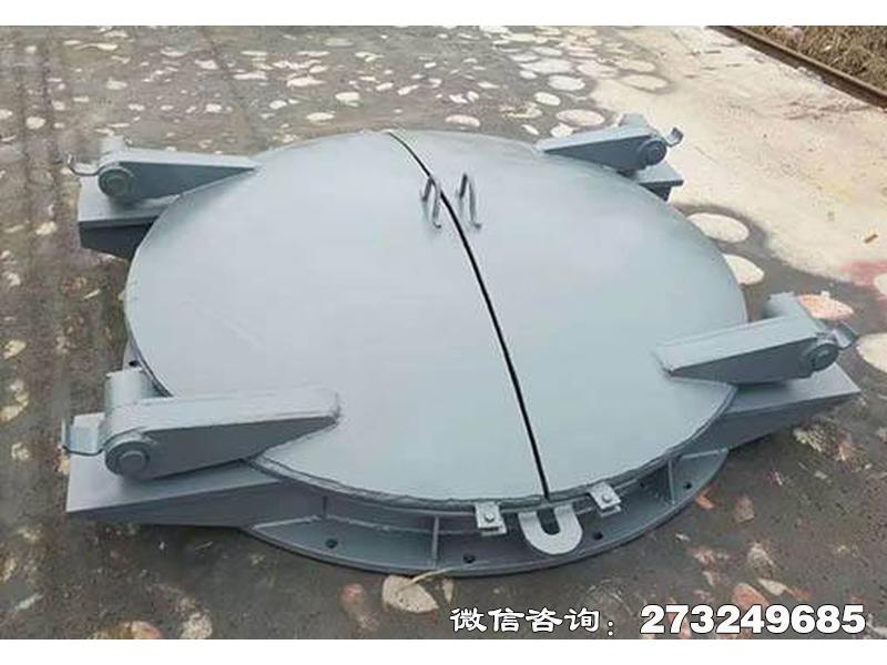 中原双开圆形钢制开门